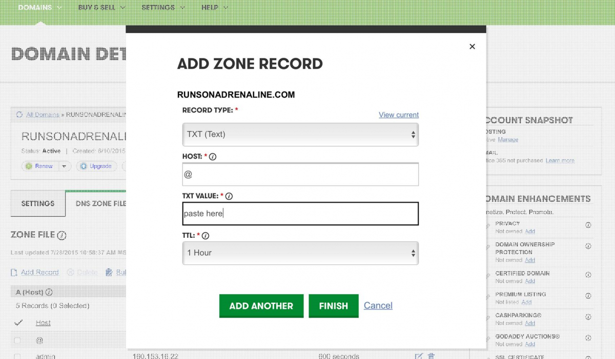 shopify email setup for outlook