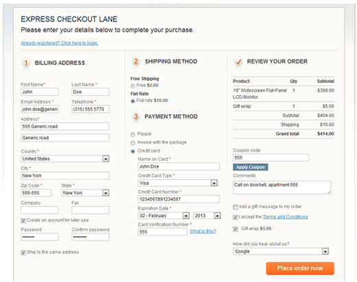 How easy do you make it for your user to buy products from you?