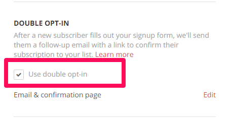 Soundest new optional double opt-in will help you get a better email list