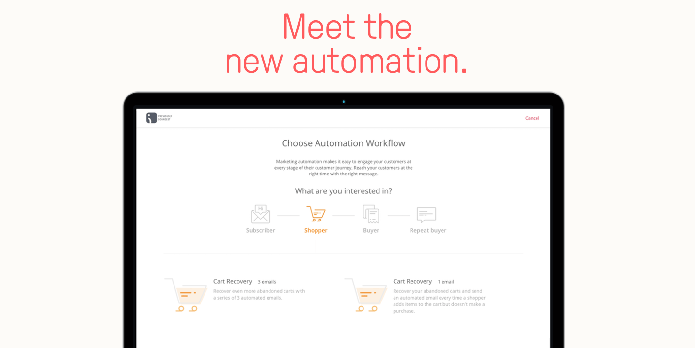 Try Omnisend's brand new, updated, flexible and powerful email marketing automation workflows