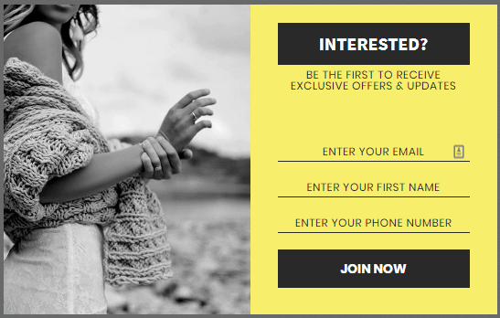 This is the type of personal data you have the option of collecting with Omnisend's popup forms