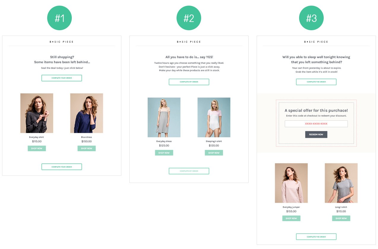 example of using a discount coupon in your campaigns