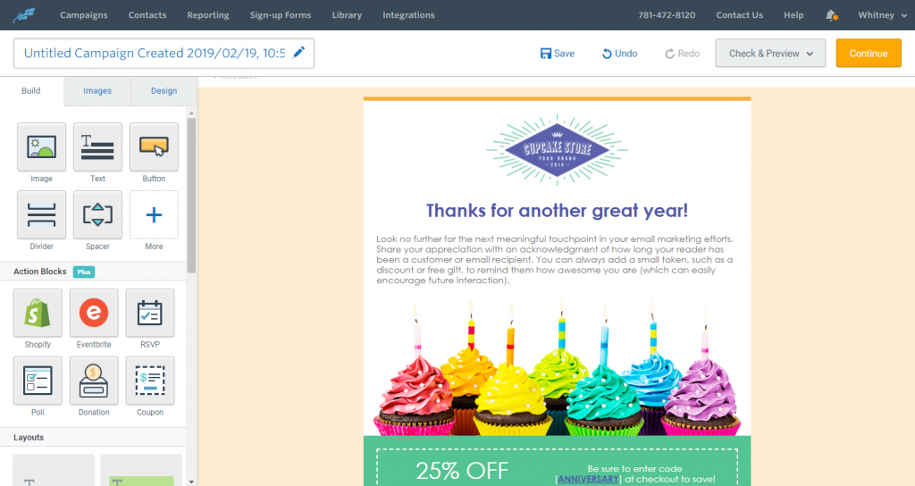 constantcontact campaign