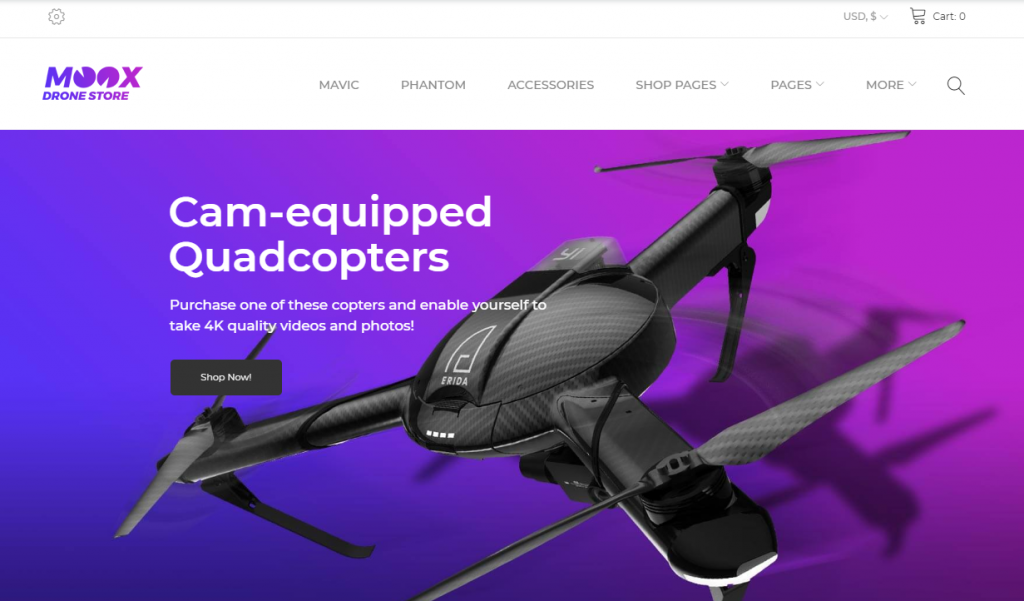 woocommerce theme moox