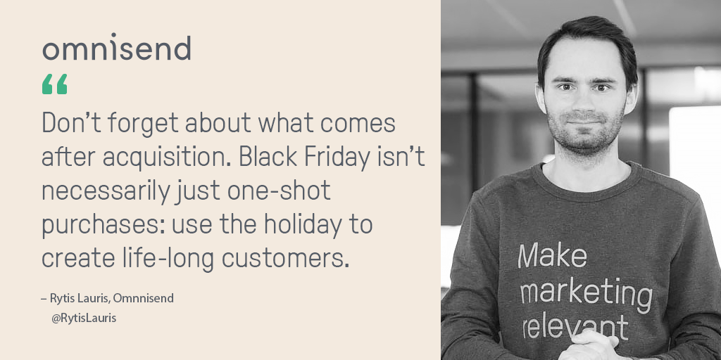 Rytis Lauris black friday prep tips