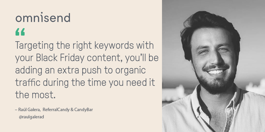 raul galera black friday prep tips
