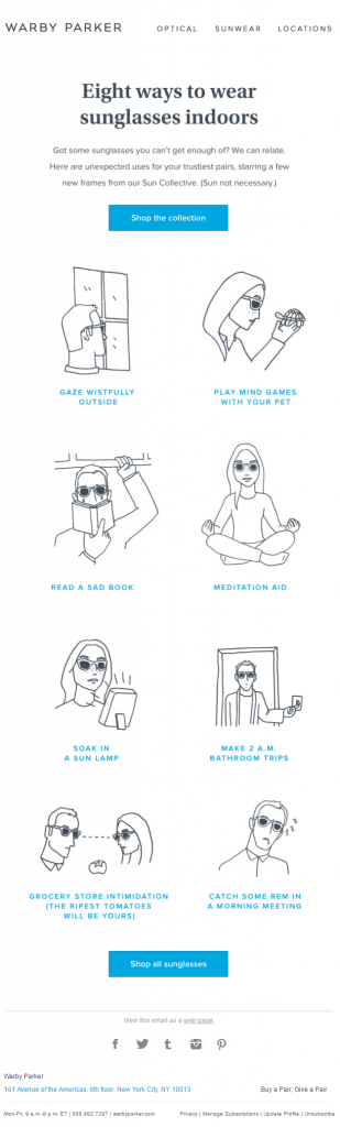 Email Images with illustrations