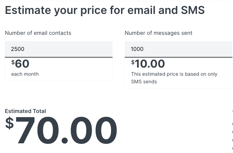 example-of-klaviyo-pricing-plans