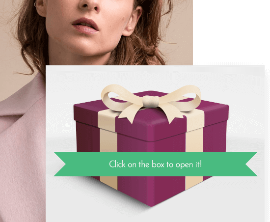 example of omnisend gift box picture
