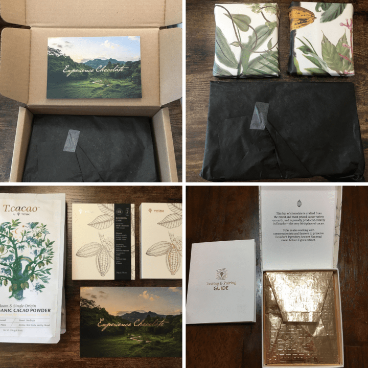 to'ak chocolate unboxing experience