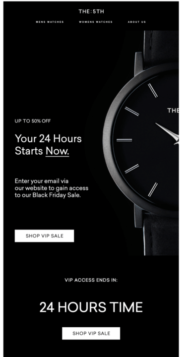 5TH offers VIP access to a 24-hour sale