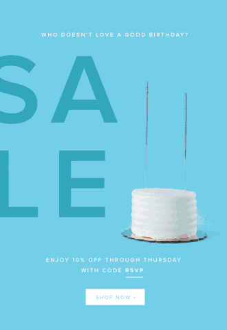 gift in the birthday email