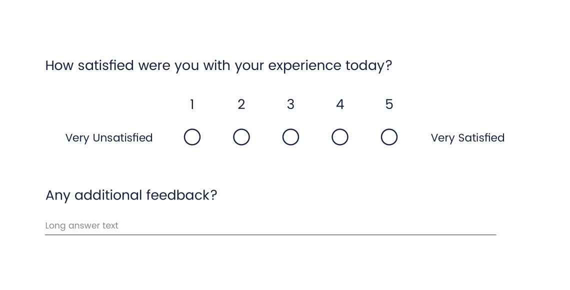 image showing customer satisfaction survey