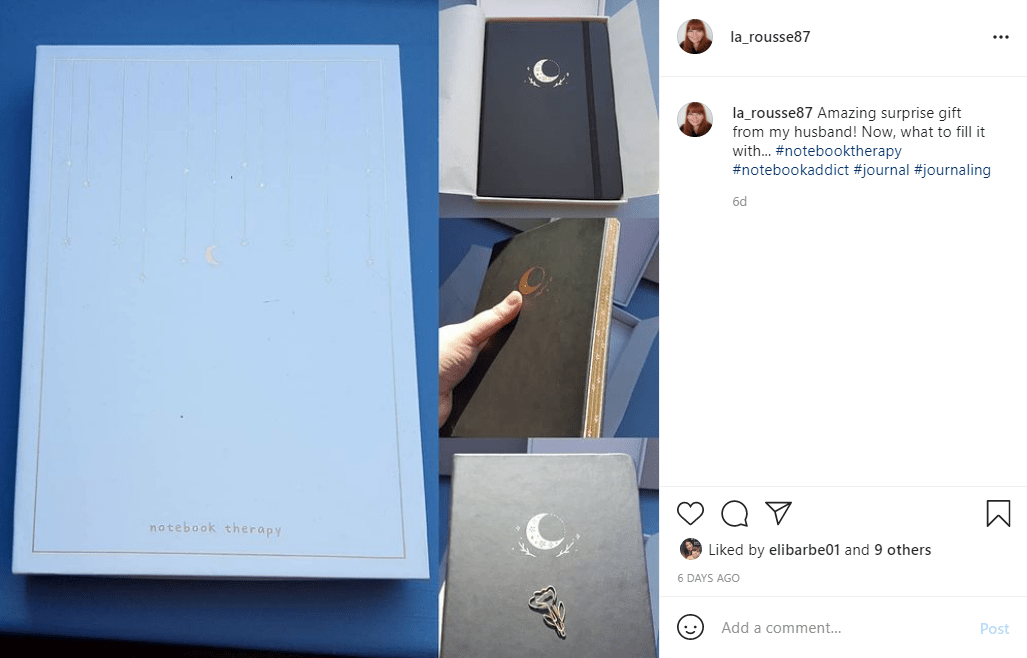 notebook therapy unboxing experience
