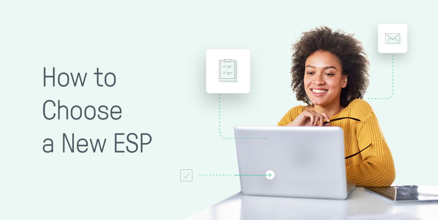 how to choose a new email service provider blog cover