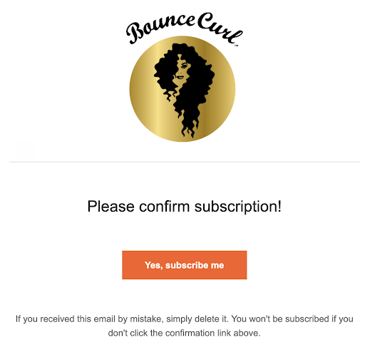 double email opt-in
