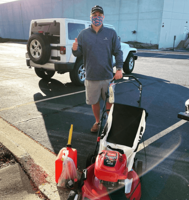 GiveNKind lawnmower