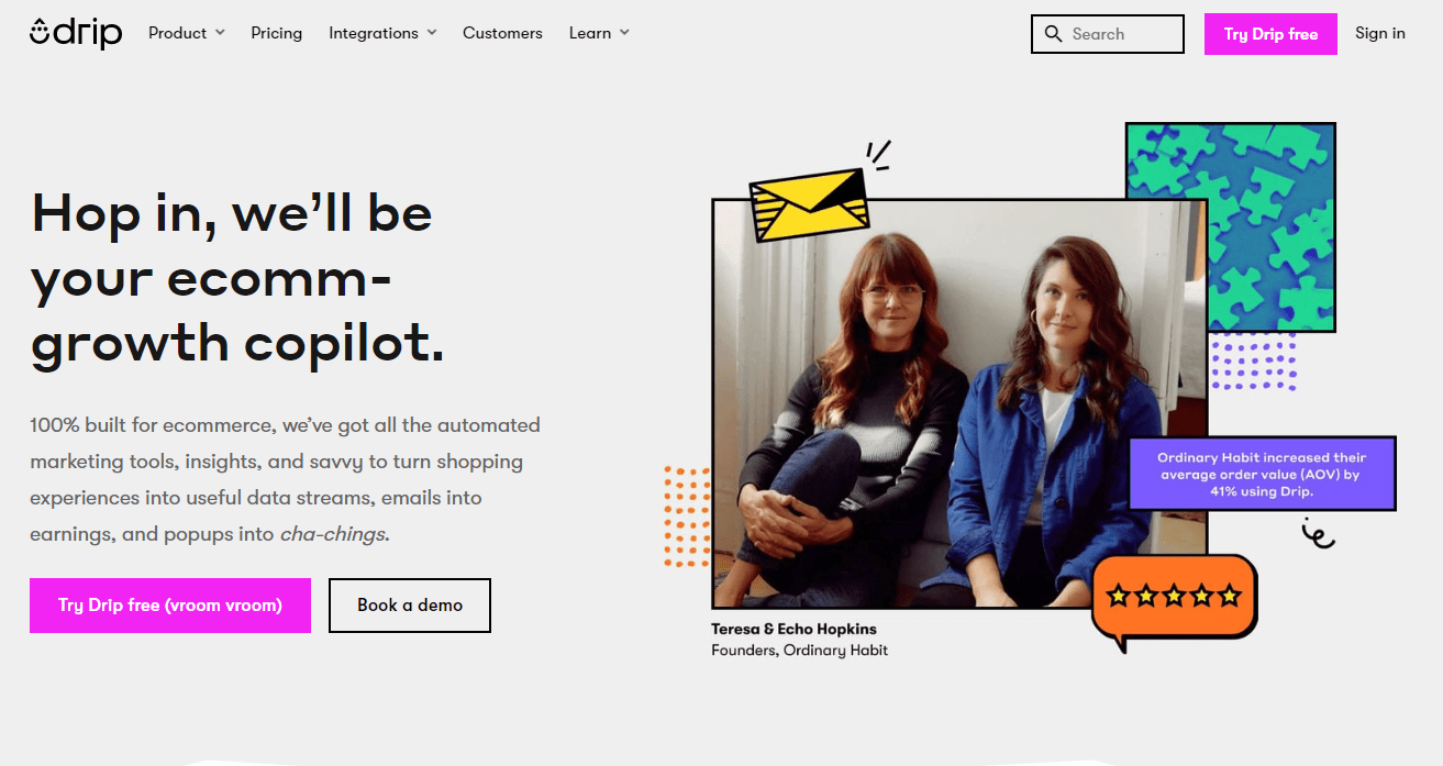 Drip a tool for email marketing