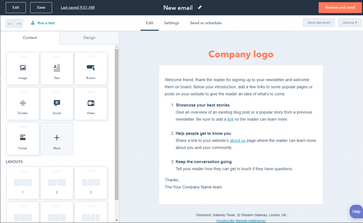 hubspot example