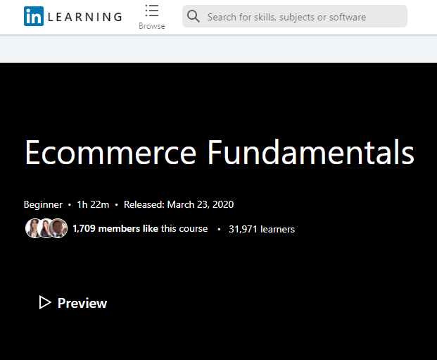 linkedin ecommerce fundamentals