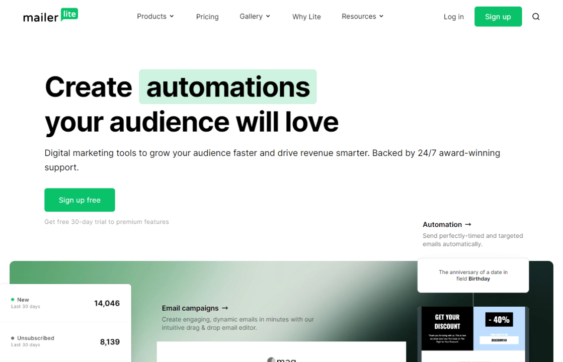 MailerLite a tool for small ecommerce businesses