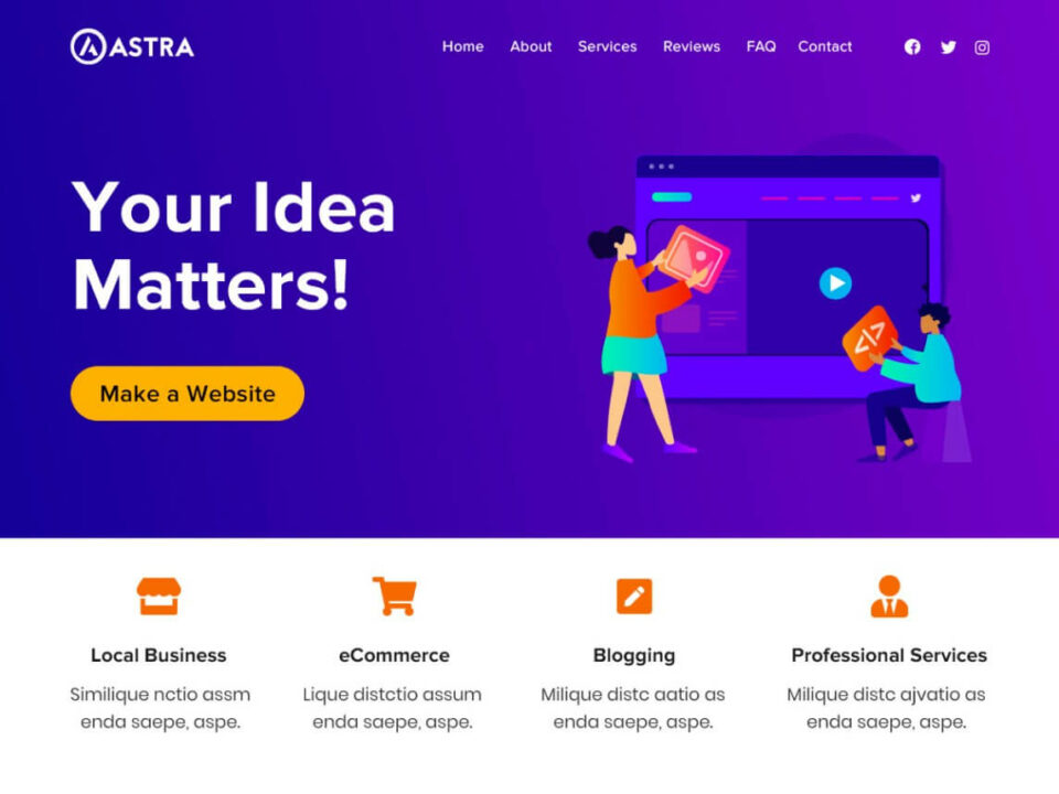 Astra Woocommerce theme