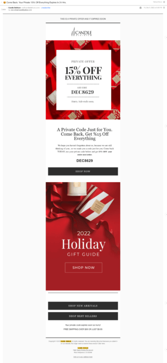Candle Delirium email