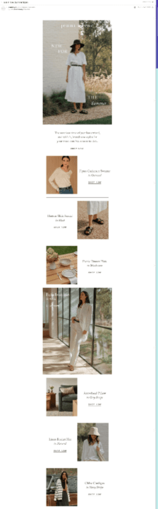 example of email for new customers