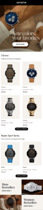 MVMT email example