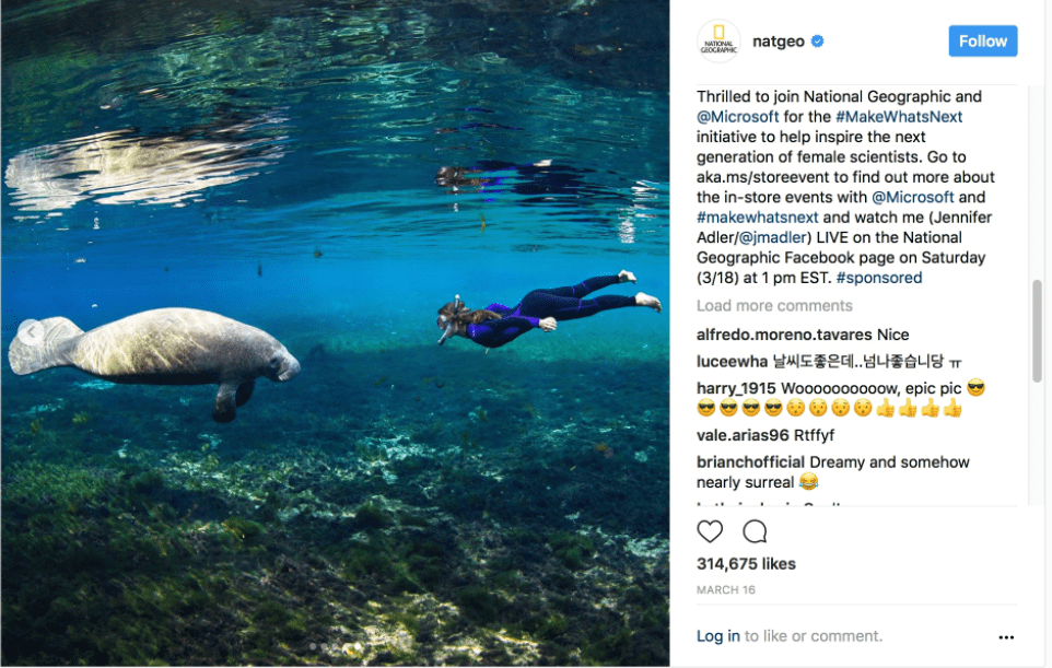 microsoft and national geographic