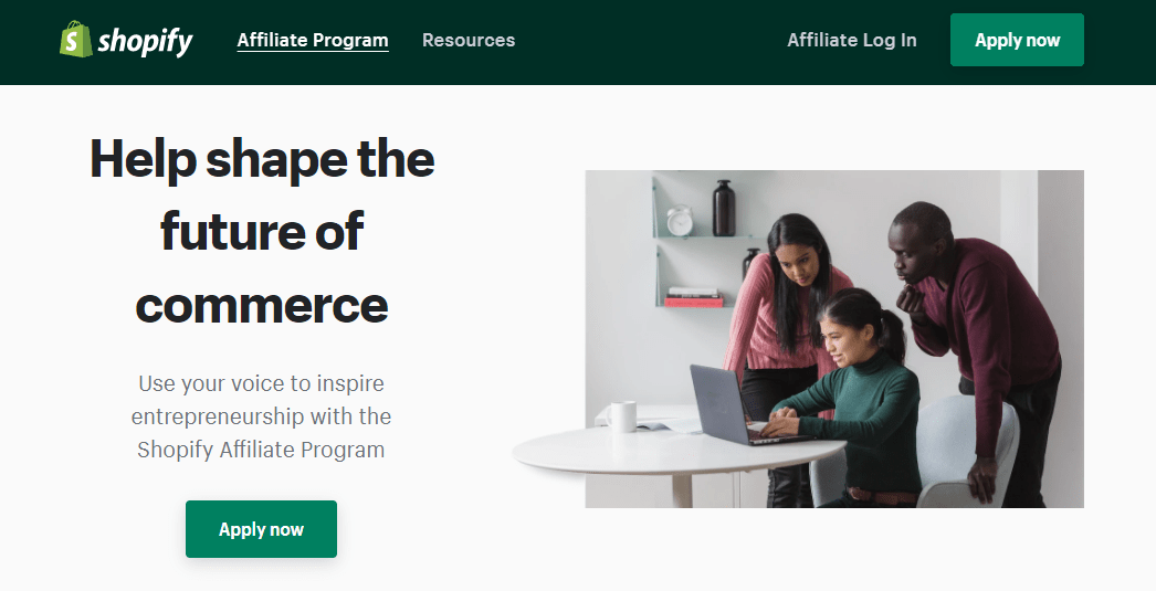 shopify saas affiliate program