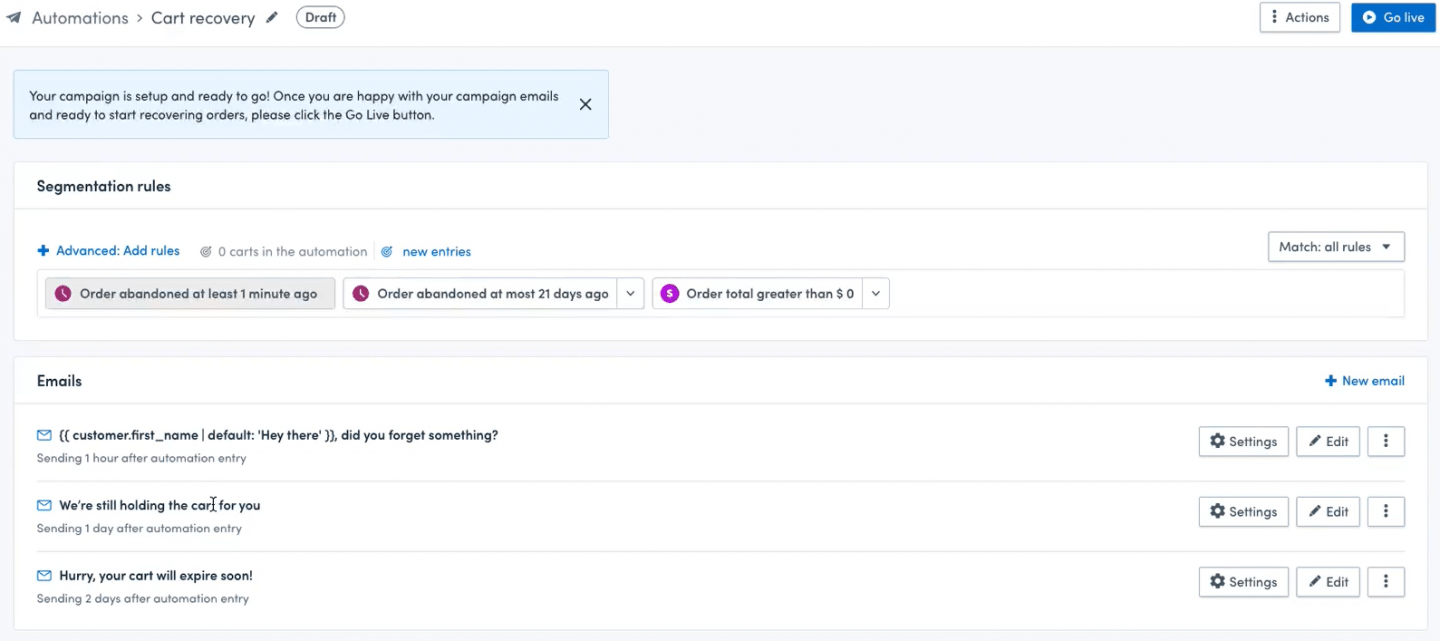 Jilt's non-visual automation workflow editor