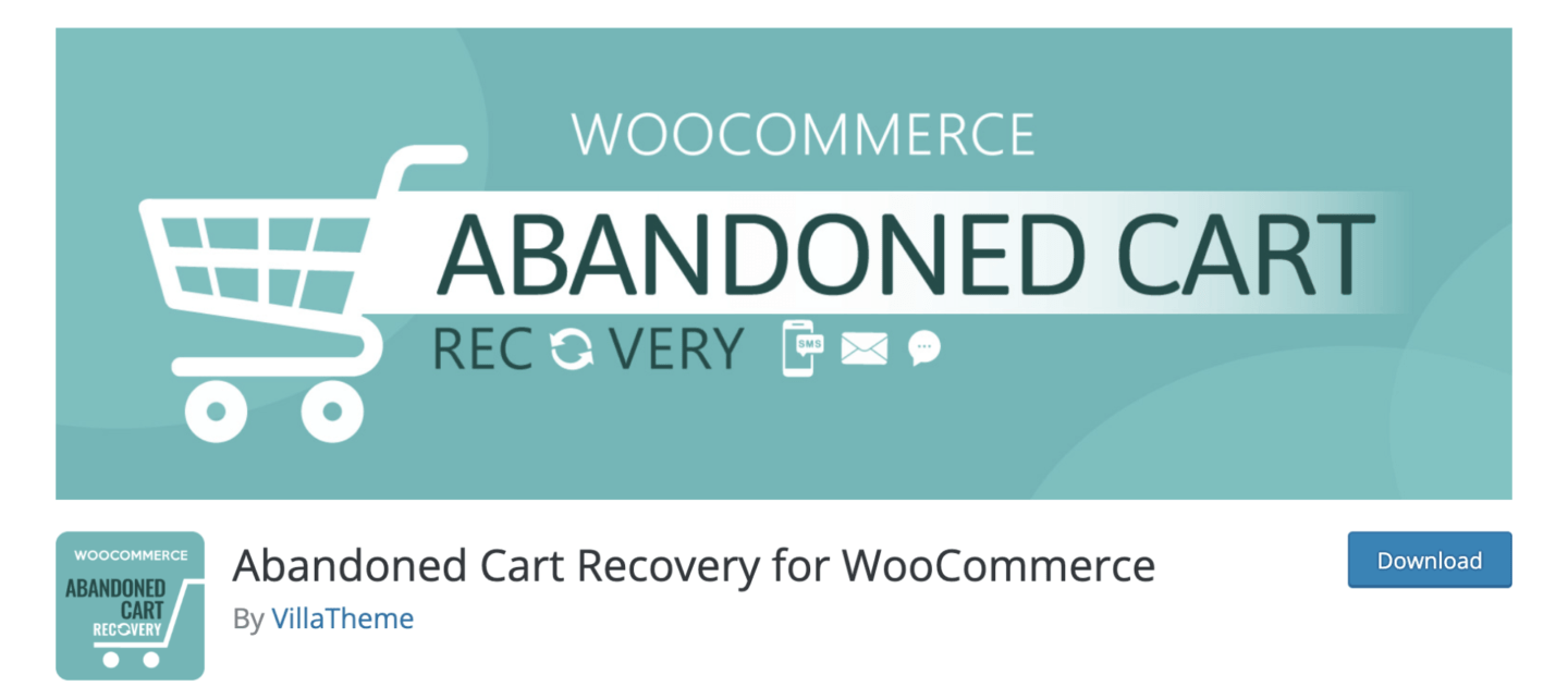 abandoned cart recovery for woocommerce by villatheme