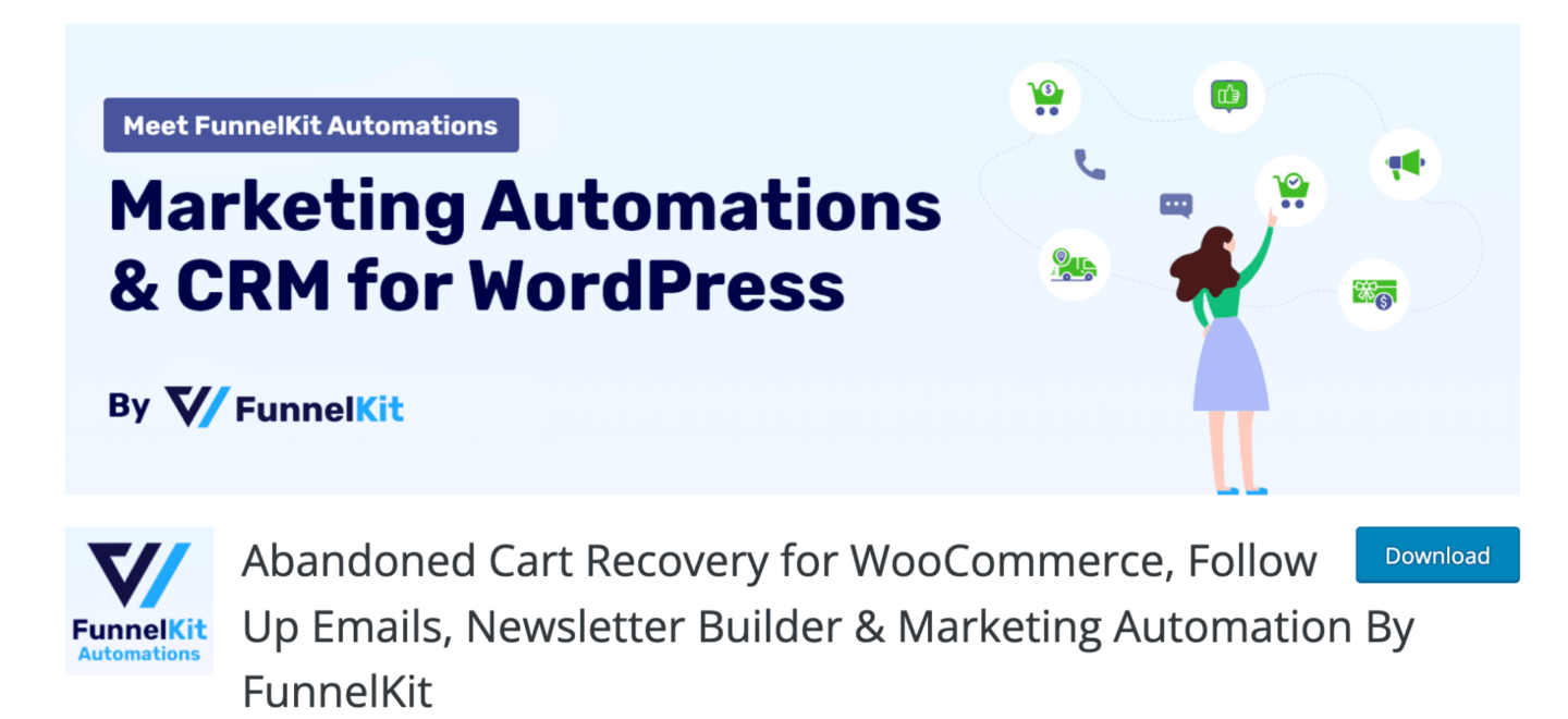 woocommerce abandoned cart plugin: funnelkit