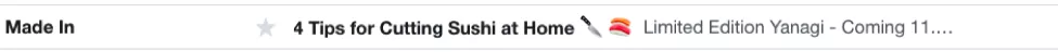 subject line with relevant visuals breaks the monotony of the plain text