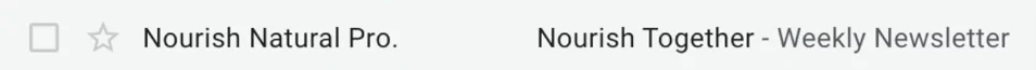 email newsletter that summarizes its' email content