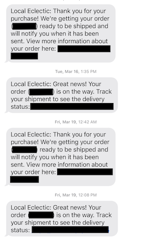 How to access shipment messages