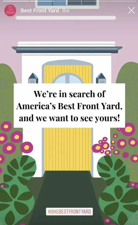 DTC marketing: social media marketing from Better Homes and Gardens