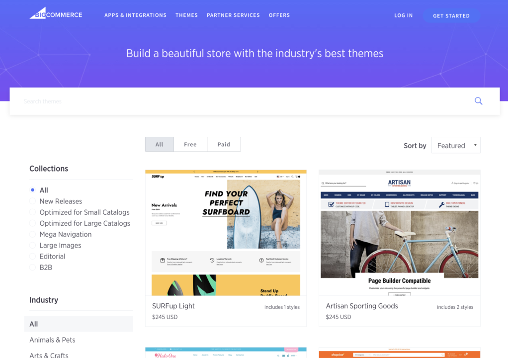 Bigcommerce themes