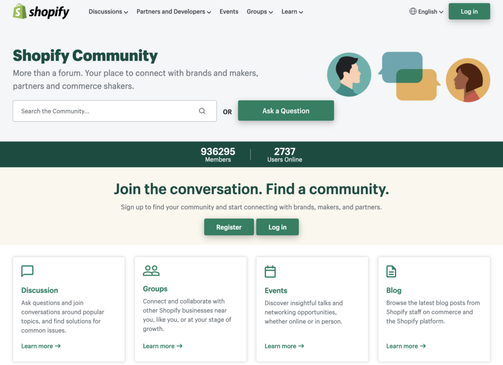 Shopify community