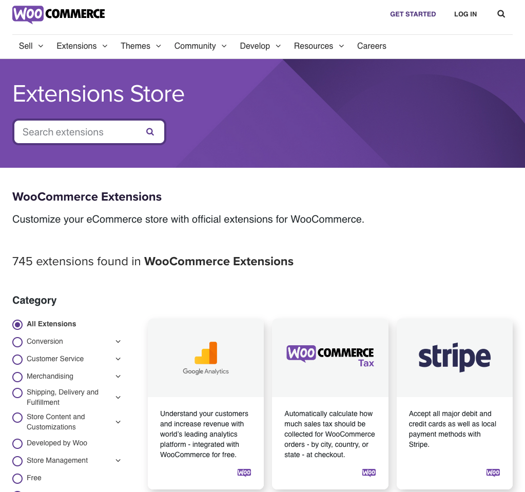 Woocommerce extensions