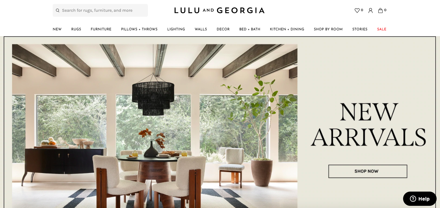 Lulu & Georgia eshop