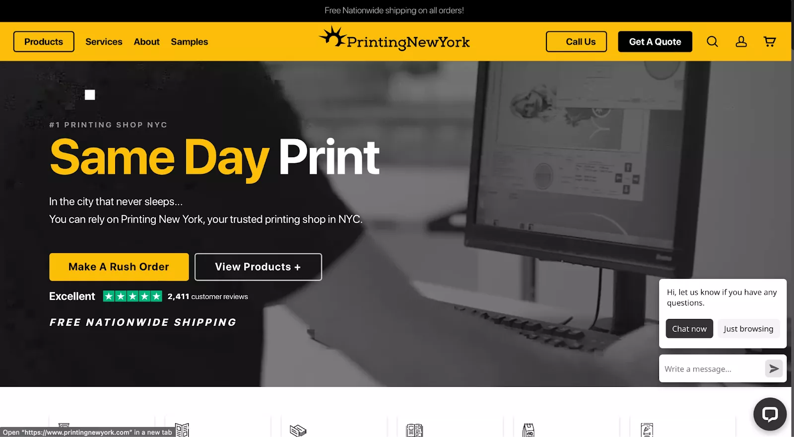 Printing New York