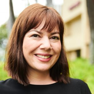 Angèl Foster, the owner of Island Olive Oil Co