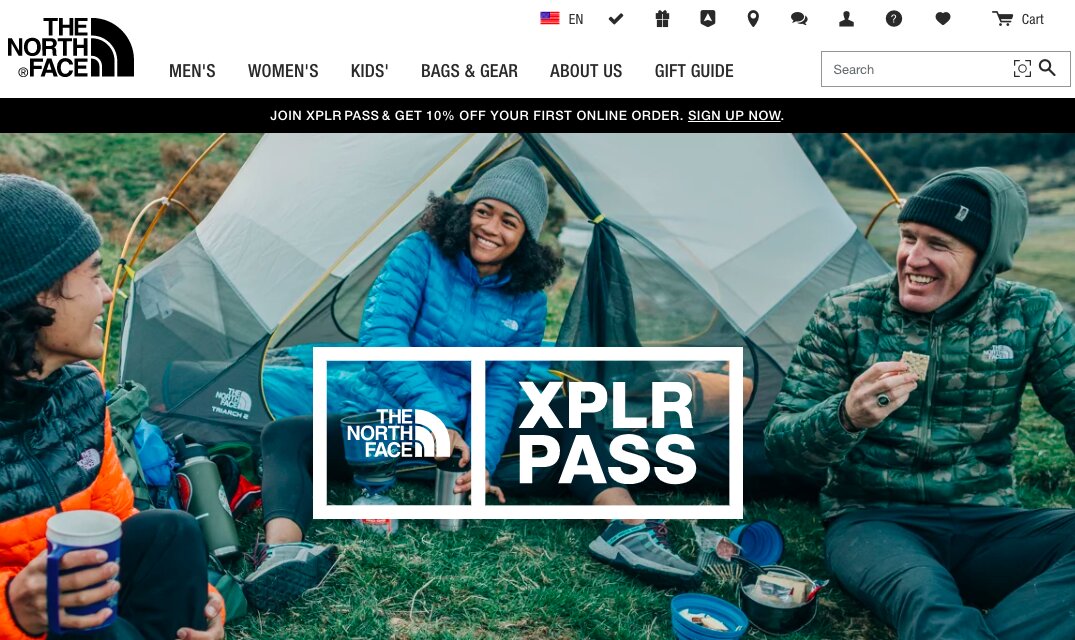 XPLR Pass, The North Face program 