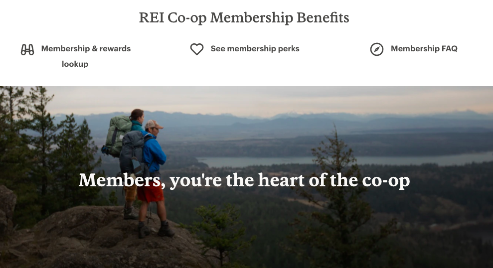 REI Co-op Community membership program