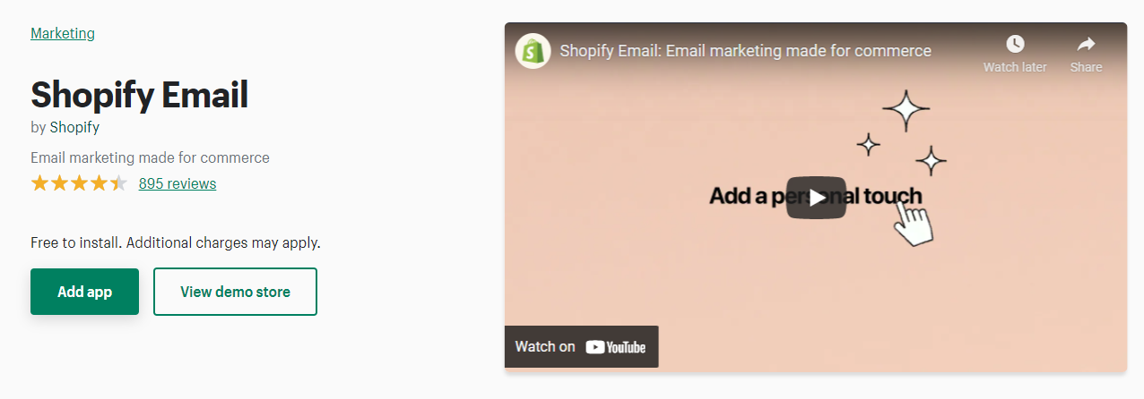 Shopify Email app