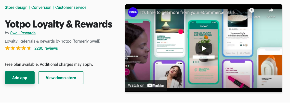 yotpo loyalty and rewards shopify app
