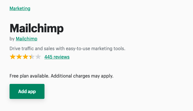 Mailchimp — Very generous Free plan