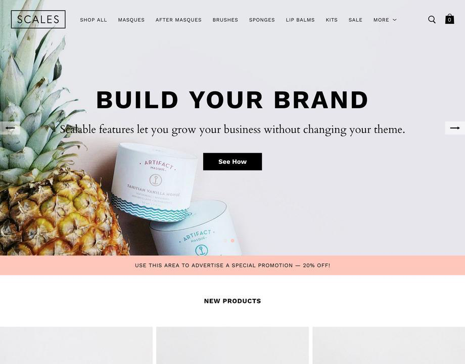 Scales Bigcommerce theme